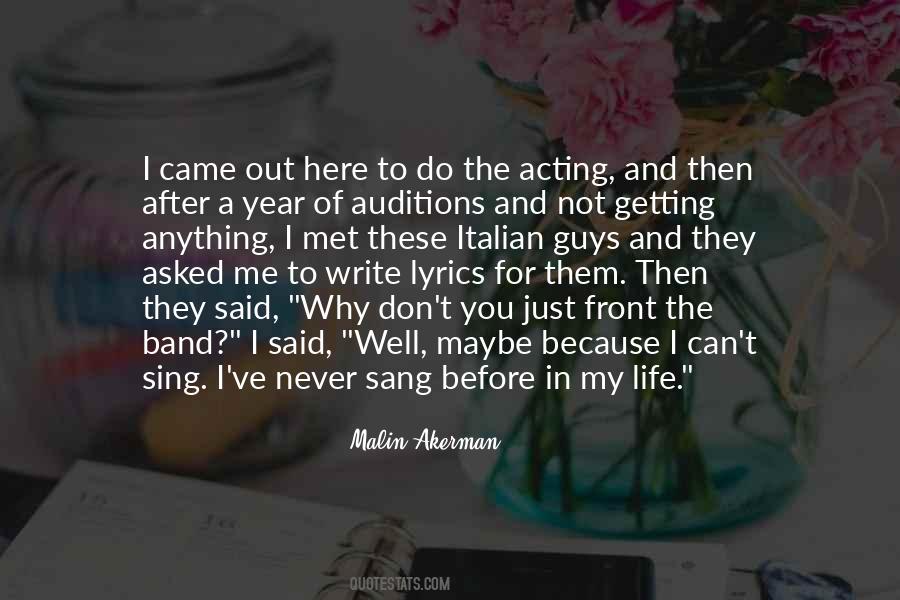 Malin Akerman Quotes #1867253