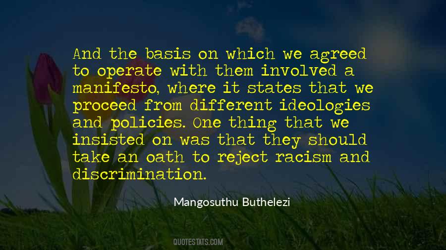 Mangosuthu Buthelezi Quotes #1421678