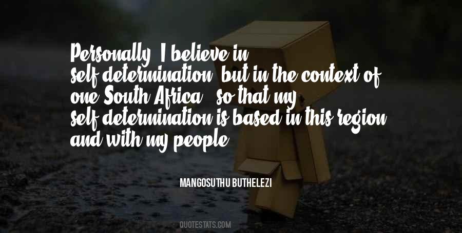 Mangosuthu Buthelezi Quotes #407469