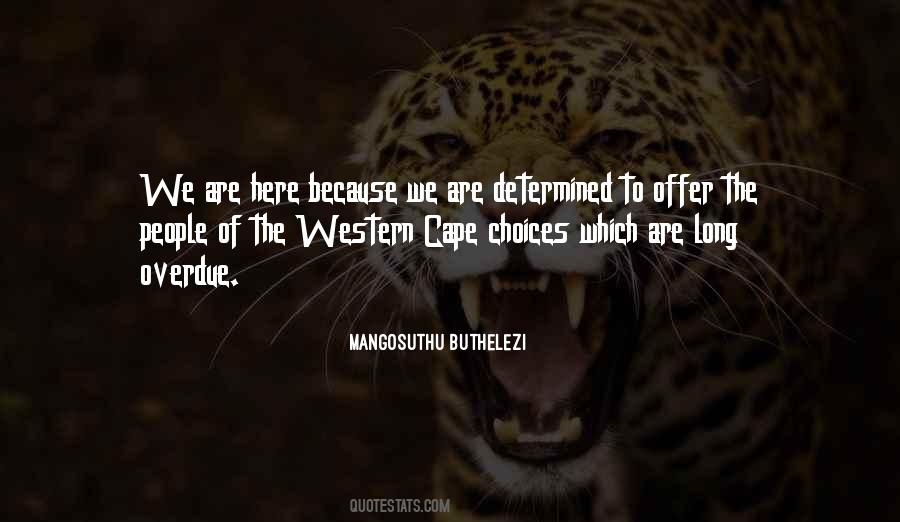 Mangosuthu Buthelezi Quotes #554083