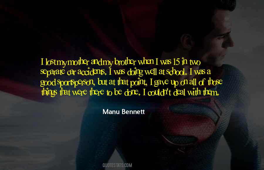 Manu Bennett Quotes #1834