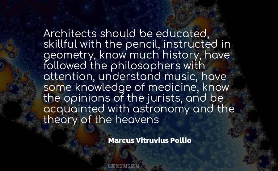 Marcus Vitruvius Pollio Quotes #1867136