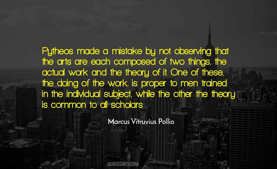 Marcus Vitruvius Pollio Quotes #717957