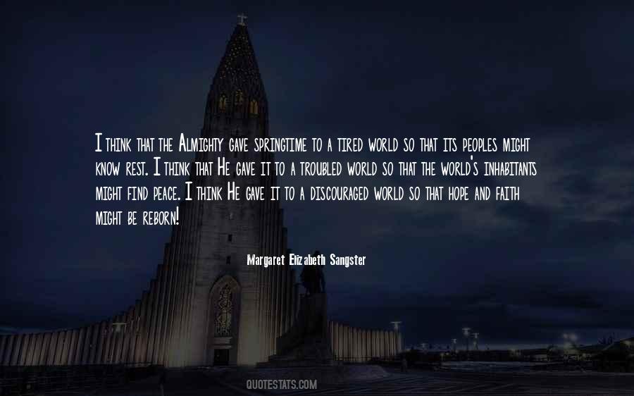 Margaret Elizabeth Sangster Quotes #1548092