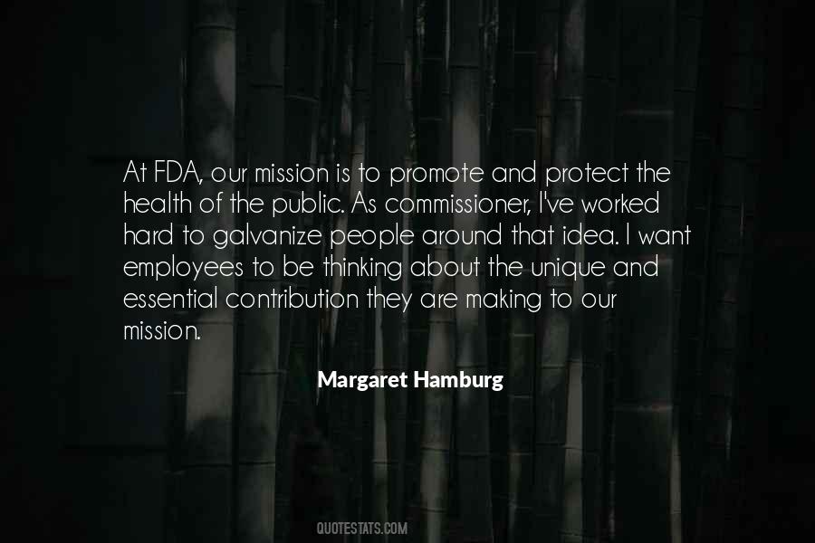 Margaret Hamburg Quotes #1768096