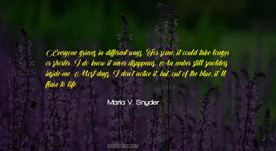 Maria V Snyder Quotes #347750