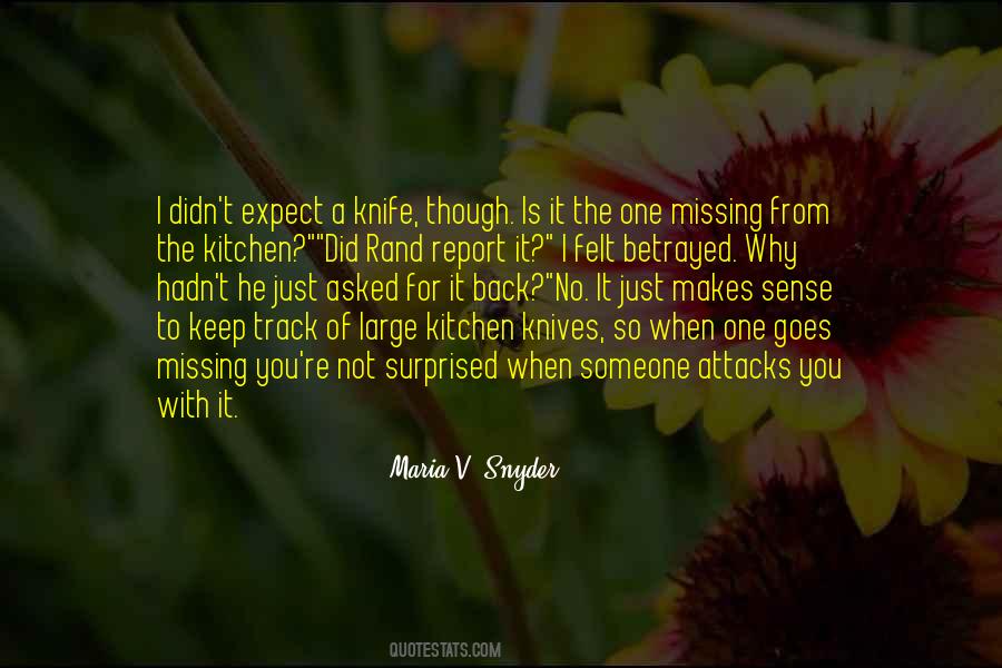 Maria V Snyder Quotes #676168