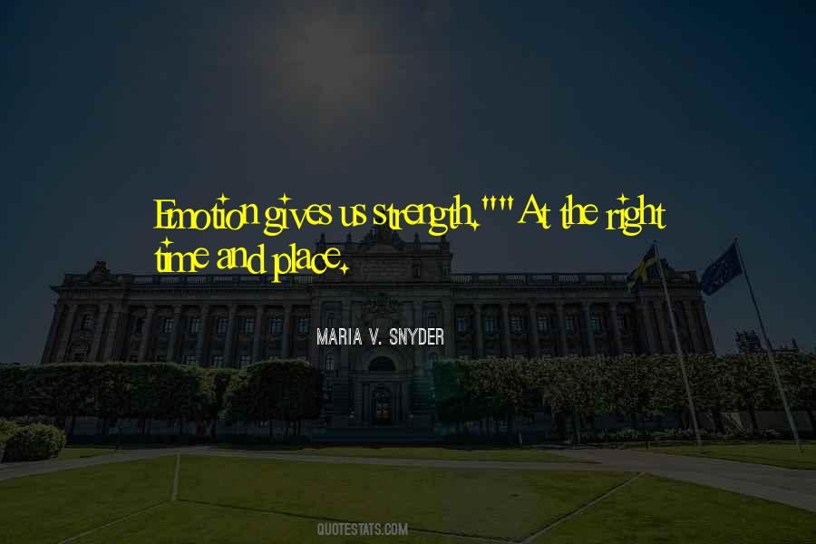 Maria V Snyder Quotes #846346