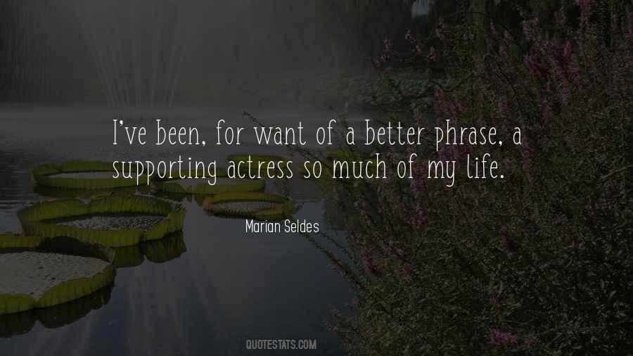 Marian Seldes Quotes #923382