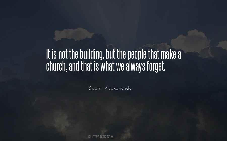 Quotes About A Church Building #1337644