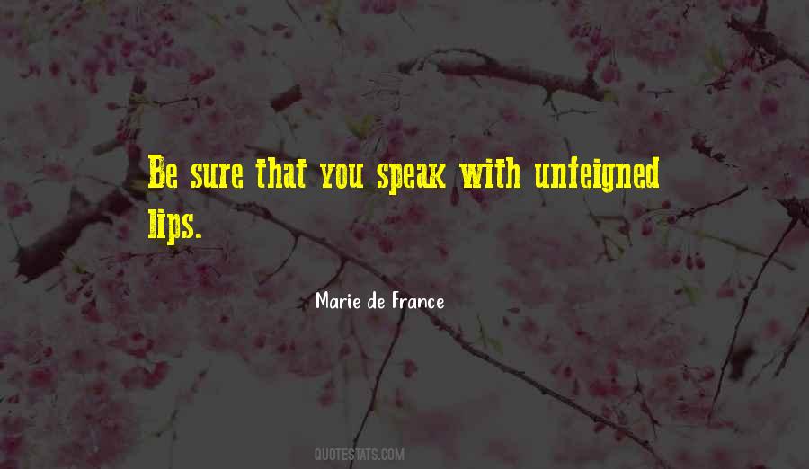 Marie De France Quotes #1535509