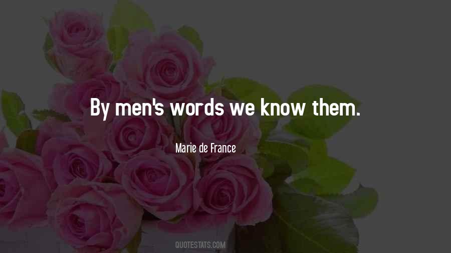 Marie De France Quotes #1601374