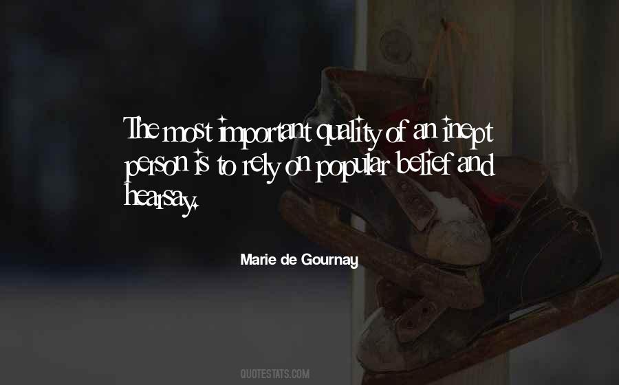 Marie De Gournay Quotes #1685557