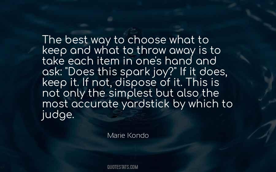 Marie Kondo Quotes #1355117
