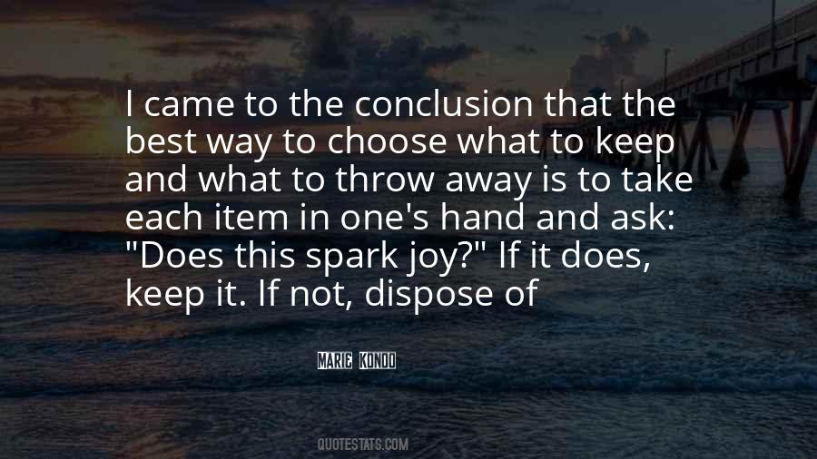 Marie Kondo Quotes #444173