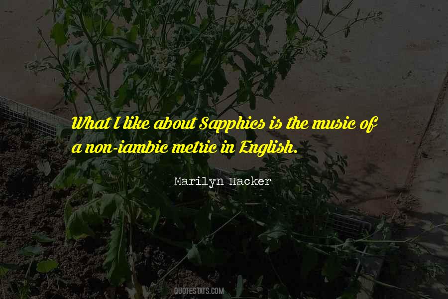 Marilyn Hacker Quotes #1468089