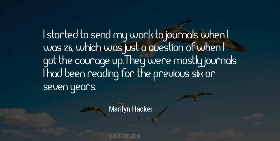 Marilyn Hacker Quotes #233802