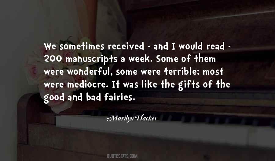 Marilyn Hacker Quotes #449048