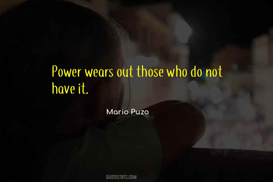 Mario Puzo Quotes #469727