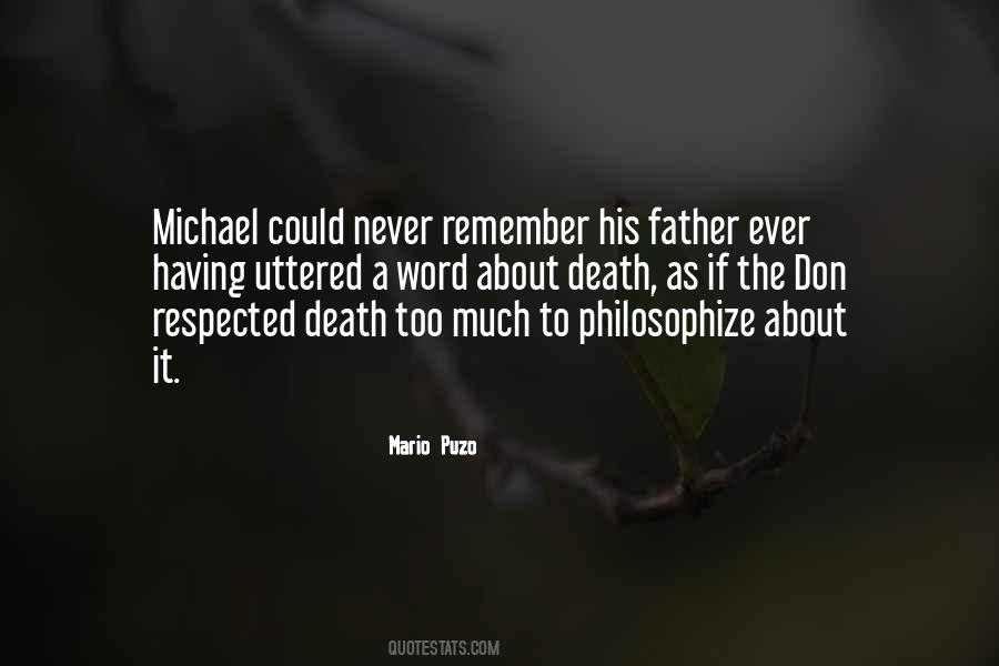 Mario Puzo Quotes #583220