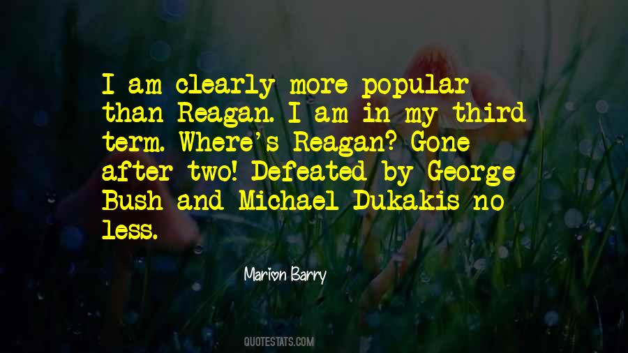 Marion Barry Quotes #1794796