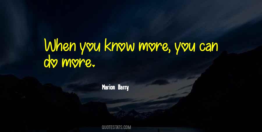 Marion Barry Quotes #423734