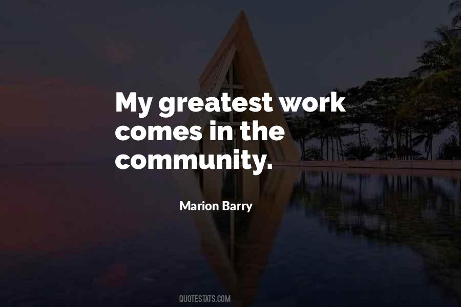 Marion Barry Quotes #93597