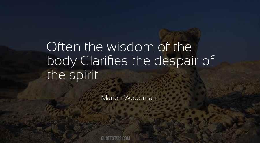 Marion Woodman Quotes #703728