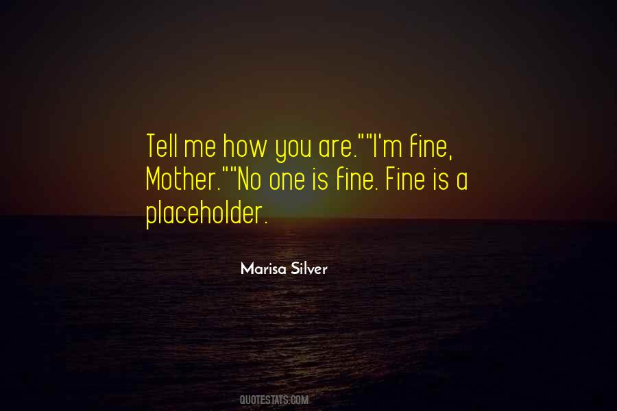 Marisa Silver Quotes #1627282