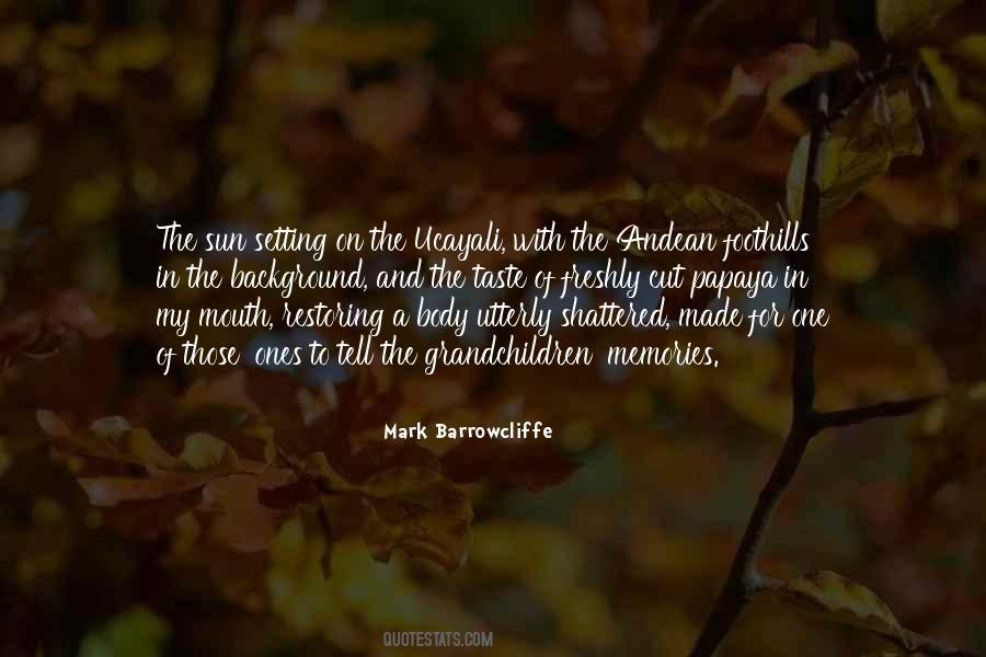 Mark Barrowcliffe Quotes #913032