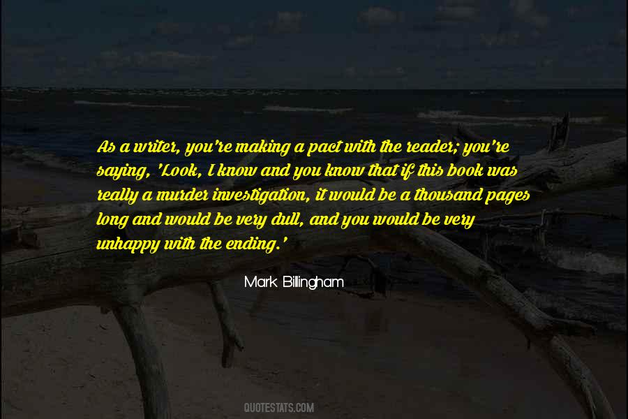 Mark Billingham Quotes #21402