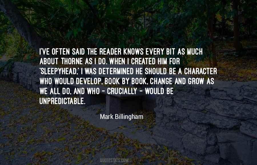 Mark Billingham Quotes #393423