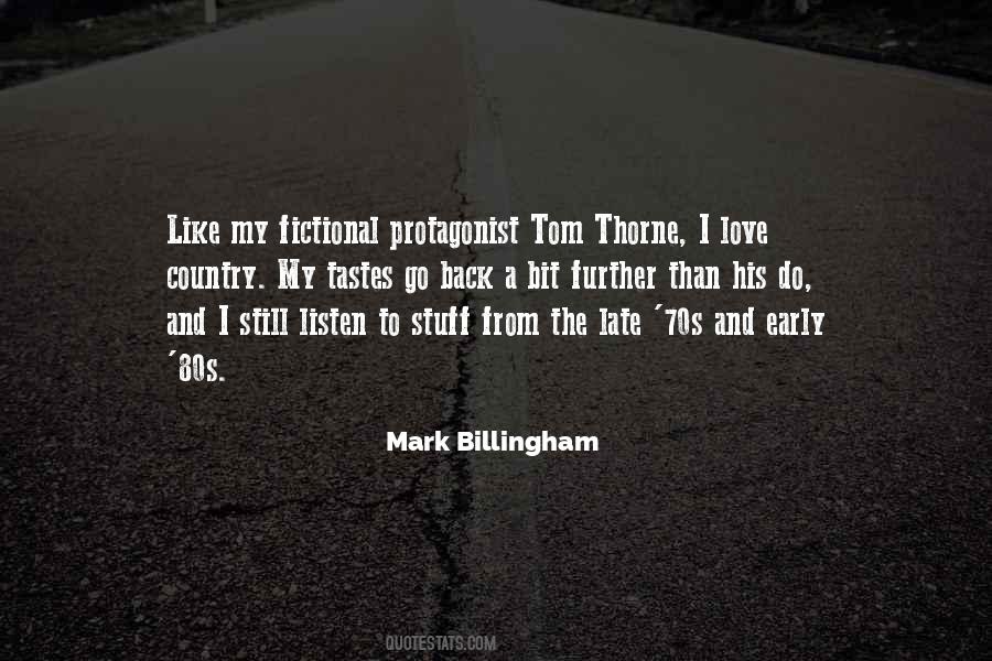 Mark Billingham Quotes #422775