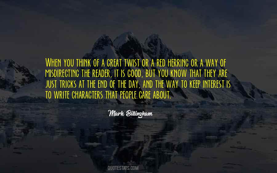 Mark Billingham Quotes #489066