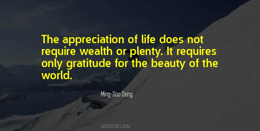 Quotes About Appreciation For Life #1219514