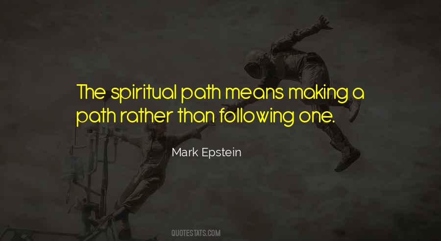 Mark Epstein Quotes #596725