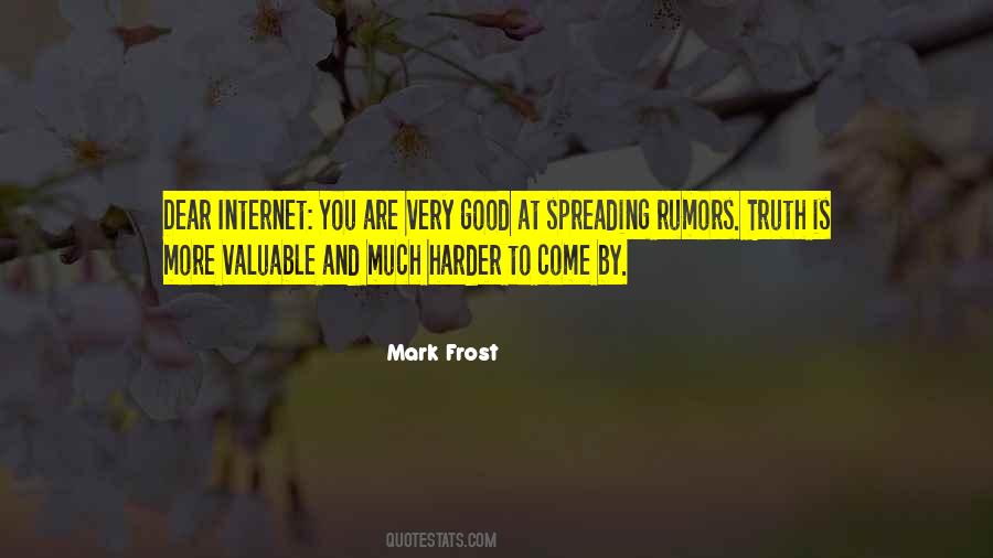 Mark Frost Quotes #1709963