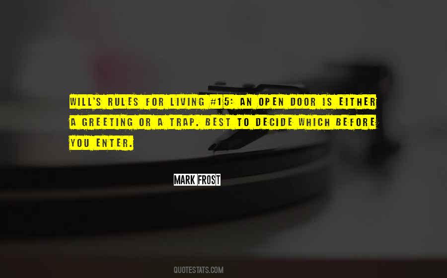 Mark Frost Quotes #966327