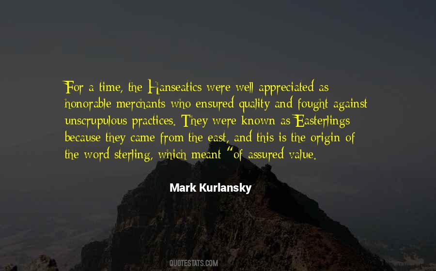 Mark Kurlansky Quotes #823711