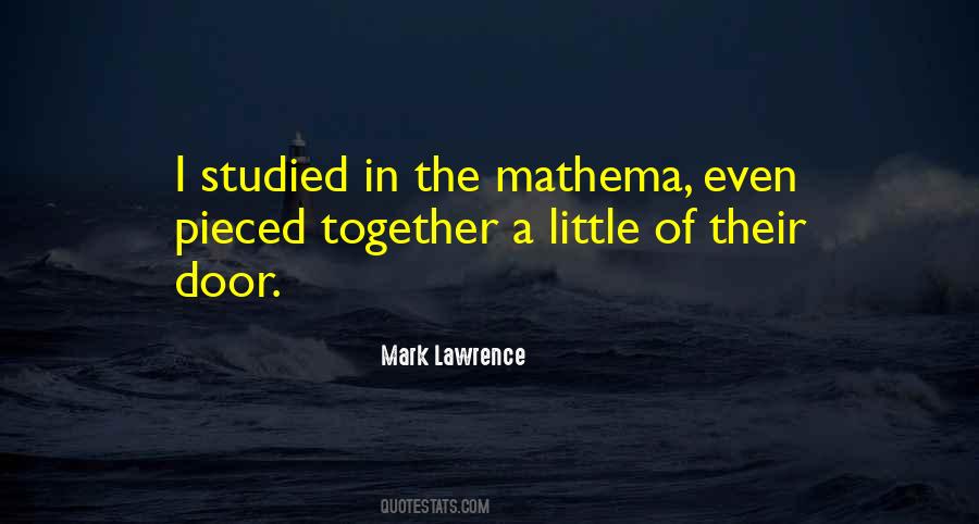 Mark Lawrence Quotes #67026