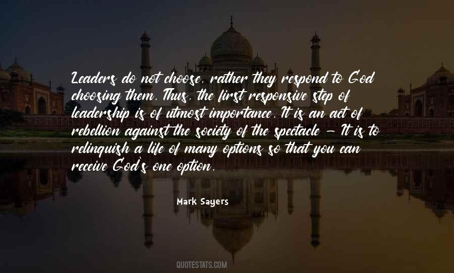 Mark Sayers Quotes #528584