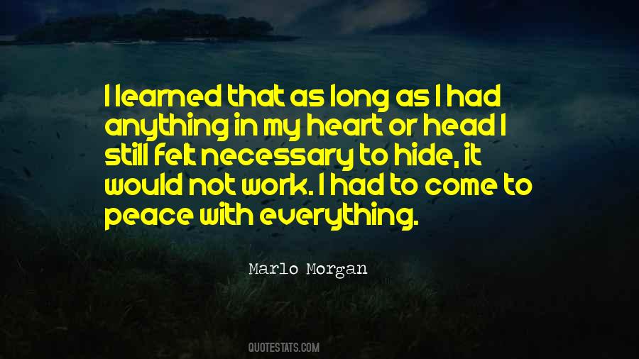 Marlo Morgan Quotes #1640179