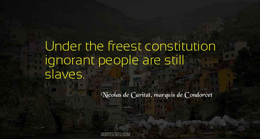 Marquis De Condorcet Quotes #218607