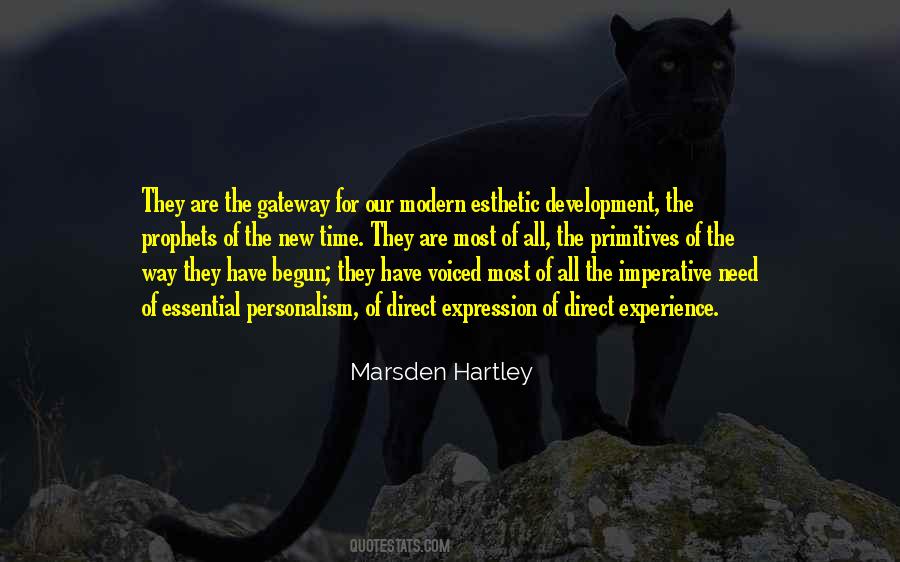 Marsden Hartley Quotes #1167060