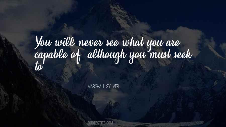 Marshall Sylver Quotes #1086325