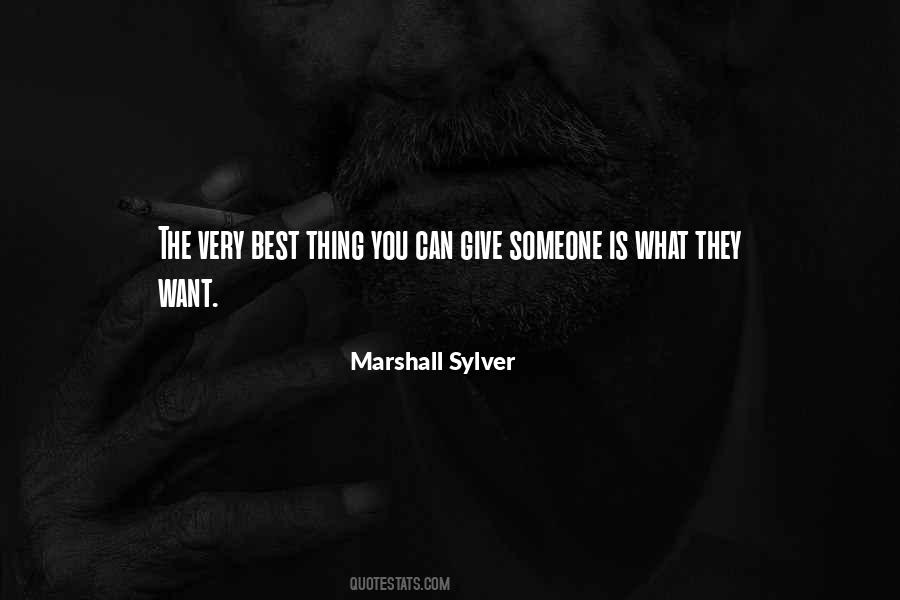 Marshall Sylver Quotes #1625117