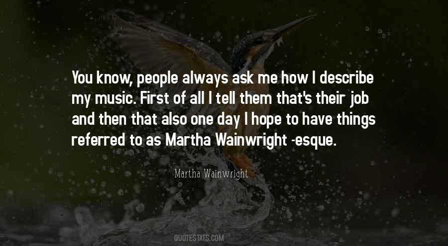 Martha Wainwright Quotes #45972