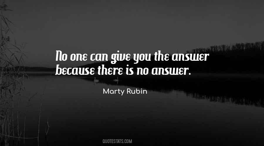 Marty Rubin Quotes #132499