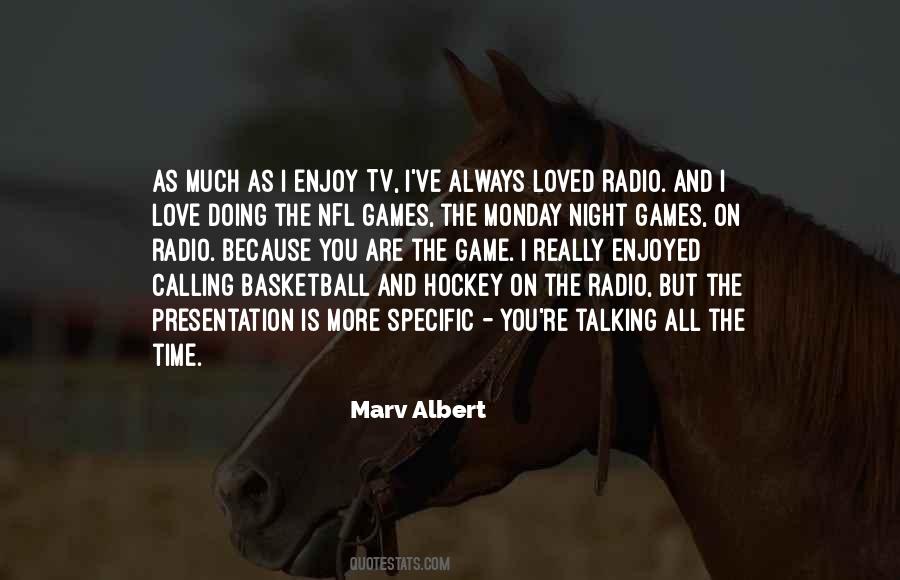 Marv Albert Quotes #1050884