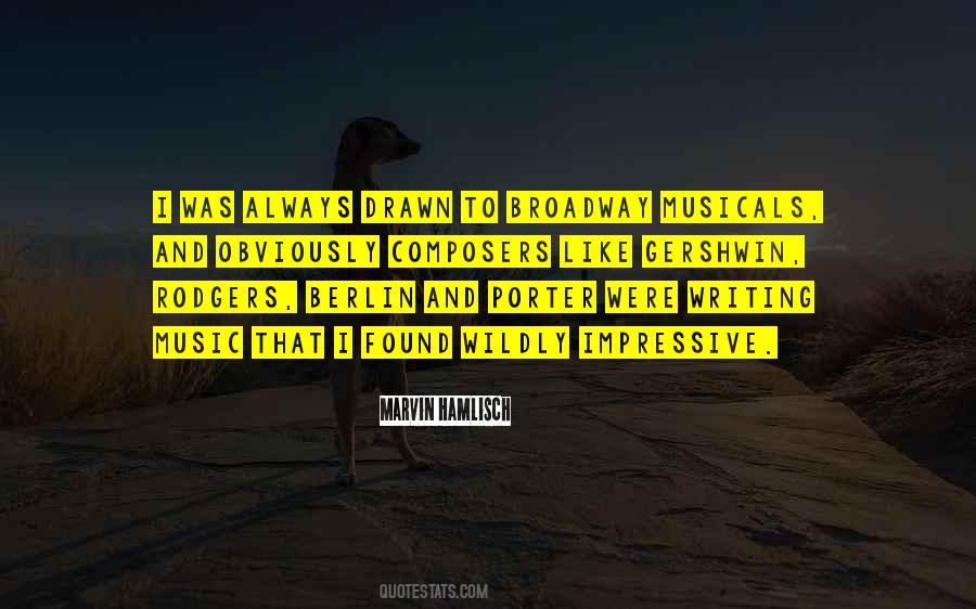 Marvin Hamlisch Quotes #568341